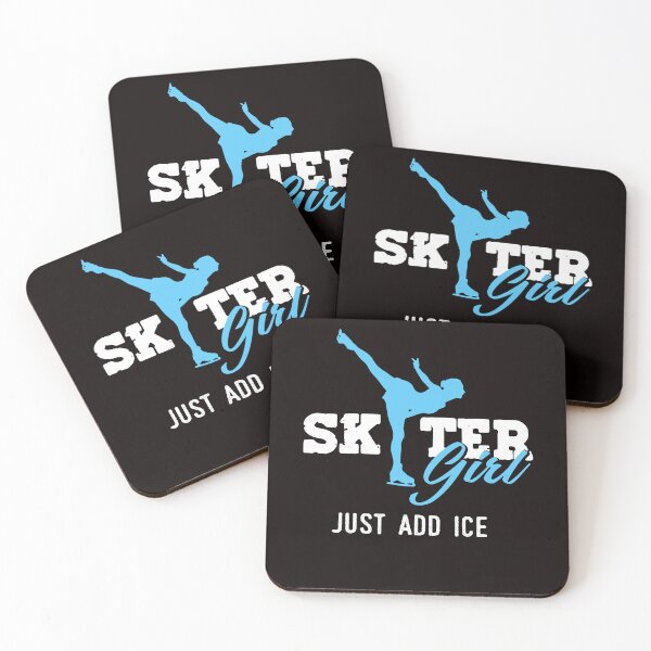 Artikelvorschau, Skater Girl Fügen Sie einfach Eislaufen Figur Wintersport hinzu entworfen und verkauft von TomGiantDesigns.