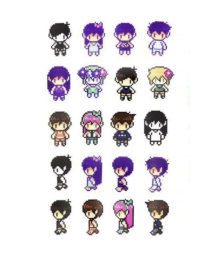 Pixilart - omori sprite template by vinegar