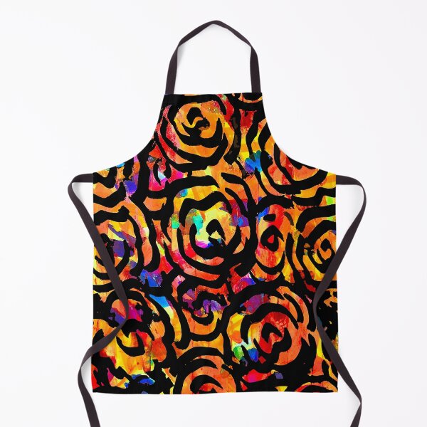 Item preview, Floral Party Orange designed and sold by hatvail.
