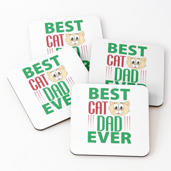 Item preview, BEST CAT DAD EVER designed and sold by JokerH.
