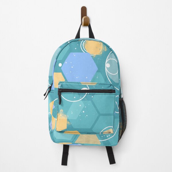 Item preview, Blue Geometric Pattern With Abstract Shapes designed and sold by Wysoh.