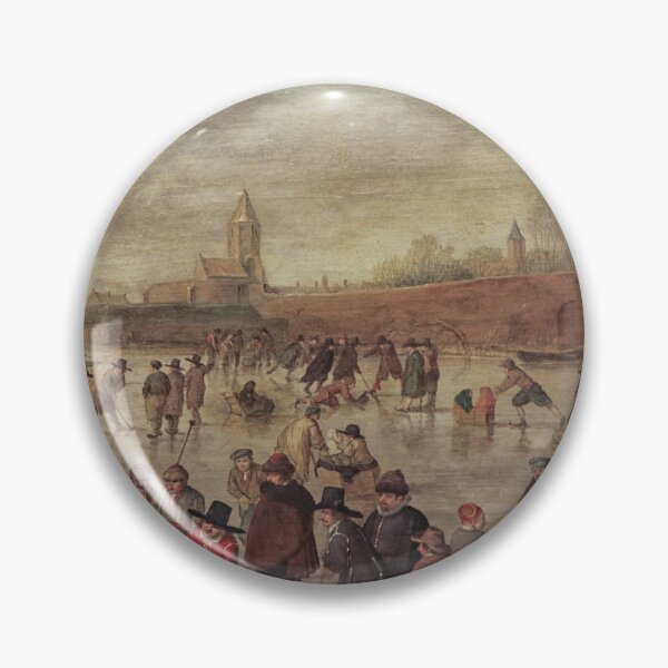 Item preview, Winter fun painting by Dutch painter Barend Avercamp 17th century designed and sold by Photopat.