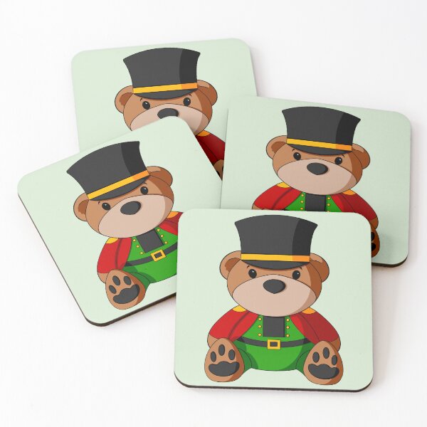Aperçu de l'œuvre Nutcracker Teddy Bear créée et vendue par Alisha Ober Designs.