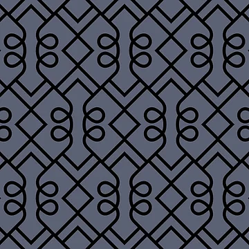 Vorschaubild zum Design Black and Blue Minimal Diamond Loop Pattern Pairs DE 2022 Popular Color Pencil Lead DE5922 von ColorOfTheYears