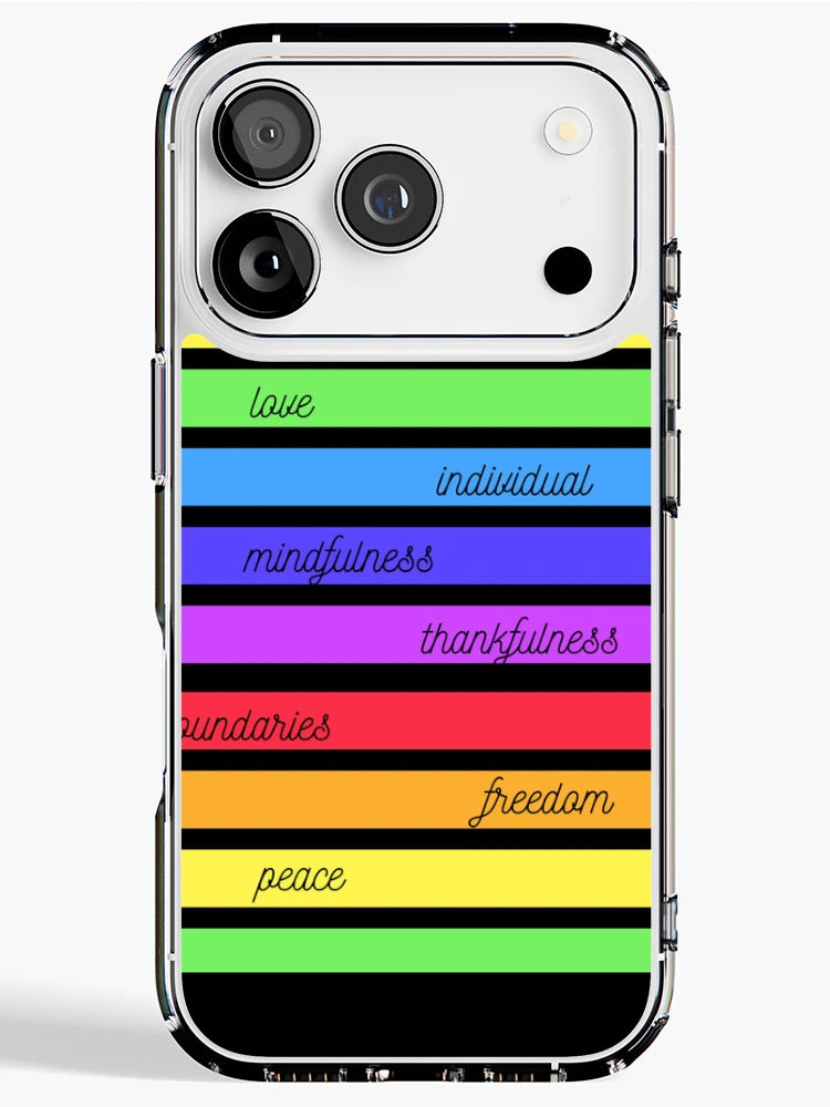 Thumbnail 1 of 5, iPhone Case, Affirmation Ribbon designed and sold by ClassInk.