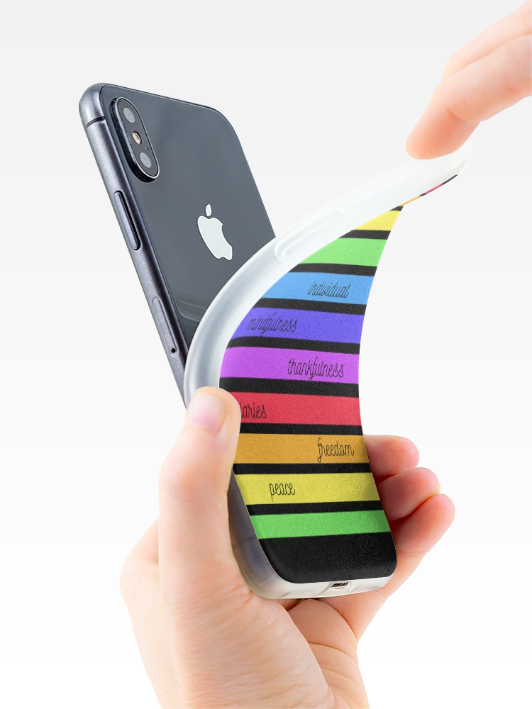 Thumbnail 4 of 5, iPhone Case, Affirmation Ribbon designed and sold by ClassInk.