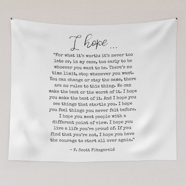 Item preview, For what it's worth - F. Scott Fitzgerald Quote designed and sold by shmodev.