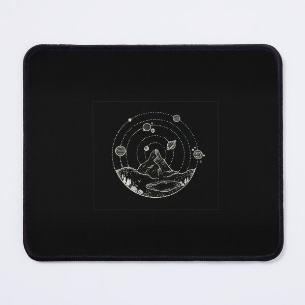 Item preview, Planetary mountain black design designed and sold by felixsf58.