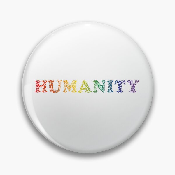 Item preview, Humanity Rainbow Bubble design for LGBT community and allies designed and sold by MintGubbins.