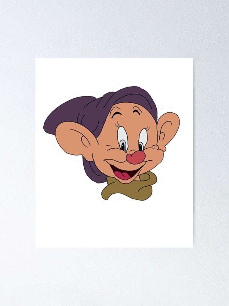 Dopey Face Poster For Sale By Lukenorton Redbubble 