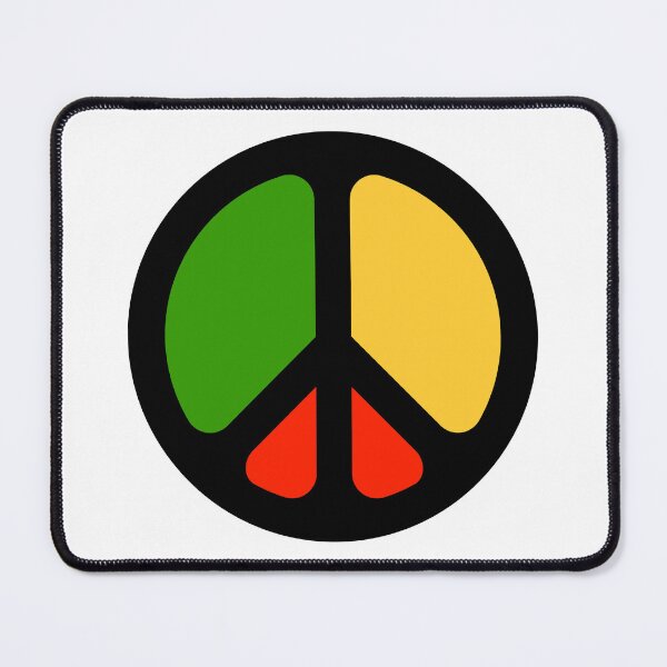 Item preview, Rasta CND Peace symbol designed and sold by effervescence.