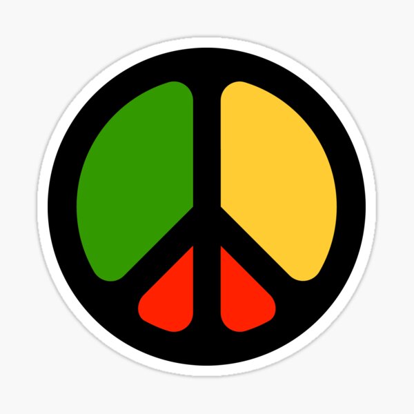 Item preview, Rasta CND Peace symbol designed and sold by effervescence.