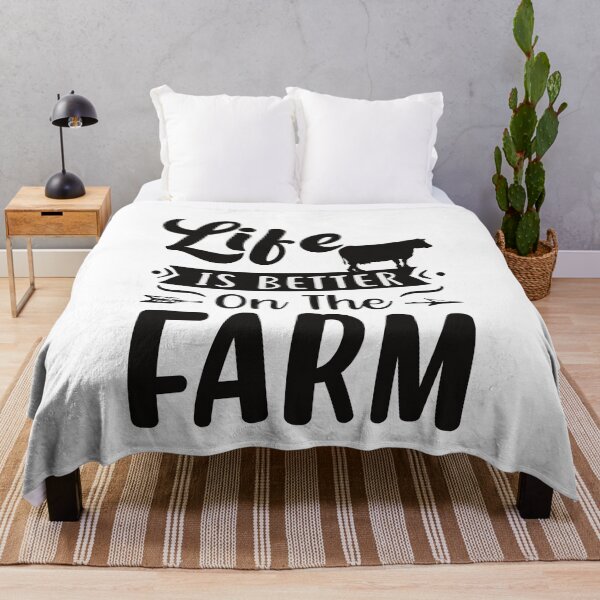 Item preview, Life Is Better On The Farm - Funny Gift For Cow Lovers designed and sold by Delandor.