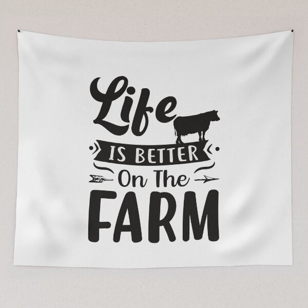 Item preview, Life Is Better On The Farm - Funny Gift For Cow Lovers designed and sold by Delandor.