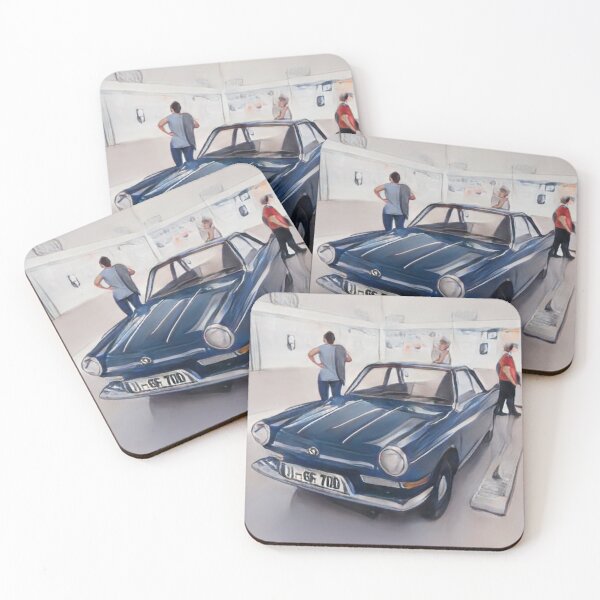 Item preview, Blue Car Artistic Anime Style designed and sold by cornelliusy.