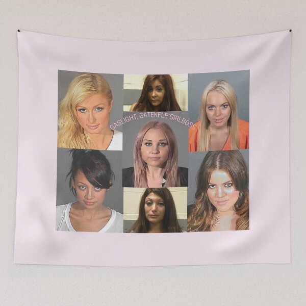 Item preview, GIRLBOSS MUGSHOT TAPESTRY designed and sold by mc218.