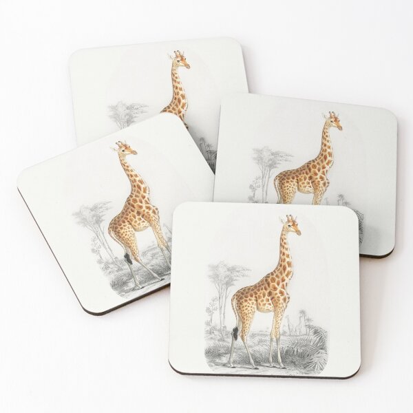 Item preview, Cute savannah giraffe (Giraffa camelopardalis), giraffe cartoon designed and sold by NineJuly.