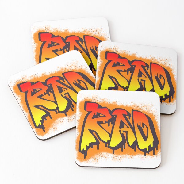 Item preview, RAD Graffiti Style Red Orange Yellow designed and sold by Creations-By-Em.