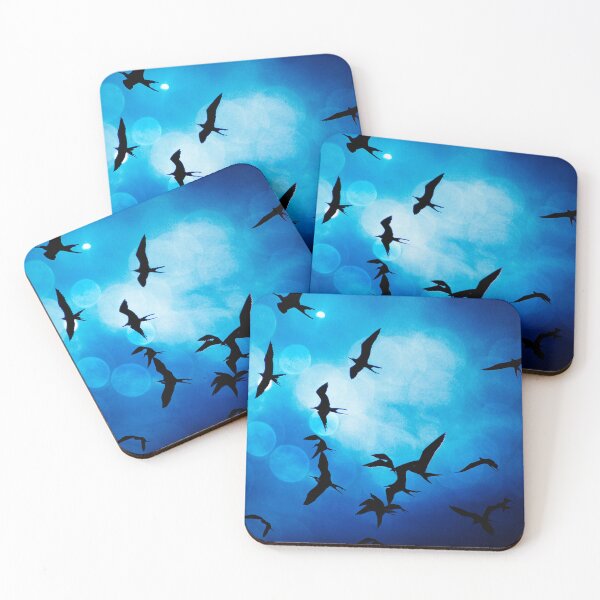 Item preview, Frigate Birds Over Puerto Lopez II designed and sold by alabca.