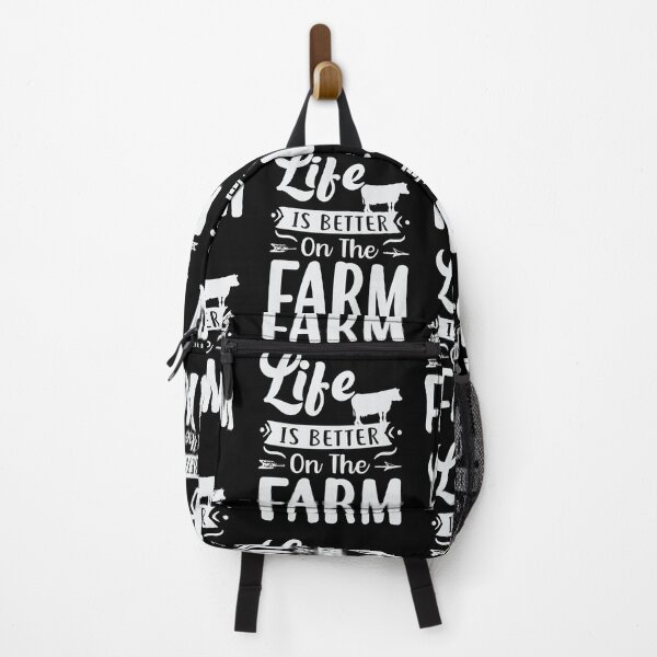 Vista previa del artículo con la obra «La vida es mejor en la granja - Citas divertidas para los amantes de las vacas», diseñado y vendido por Delandor.