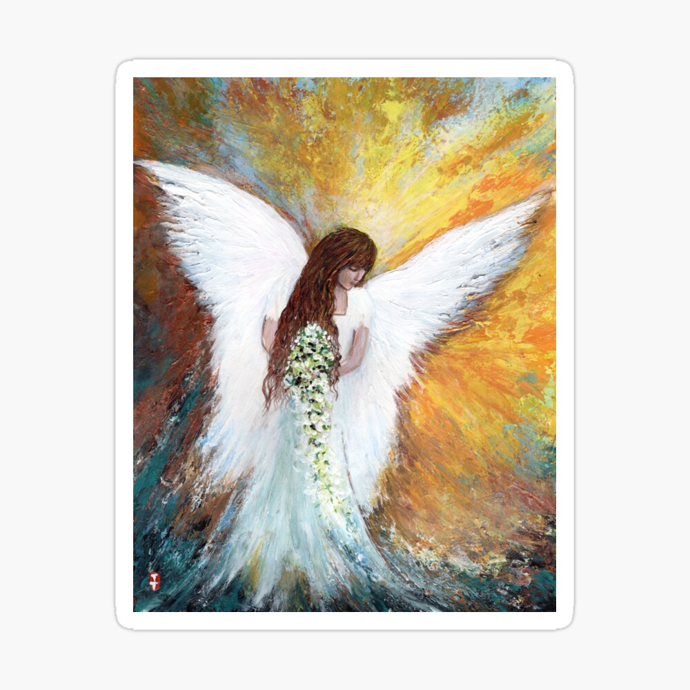 easy beautiful angel painting