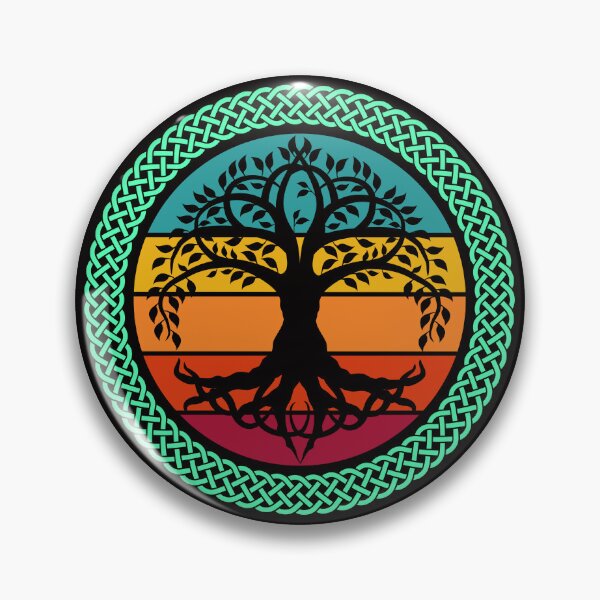 Item preview, Vintage Celtic Tree Of Life Yggdrasil designed and sold by designandclouds.