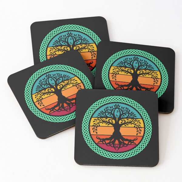 Item preview, Vintage Celtic Tree Of Life Yggdrasil designed and sold by designandclouds.