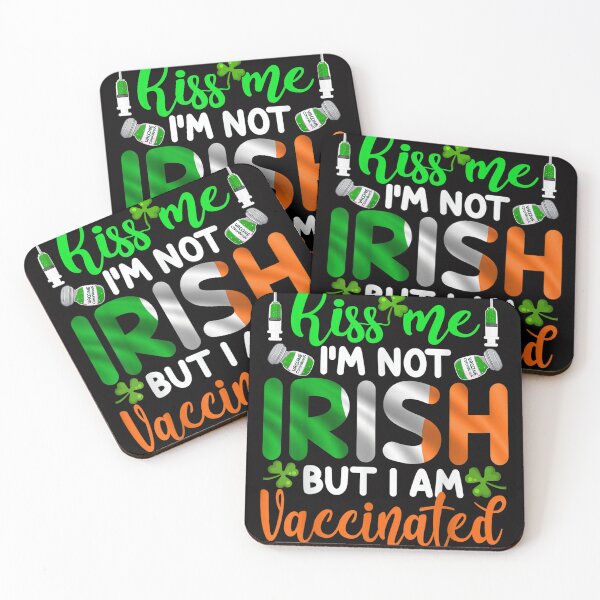 Item preview, Kiss Me Vaccinated Nurse St Patrick's Gifts Saint Patrick Irish Shamrock  designed and sold by Dadya.