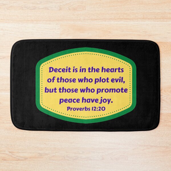 Item preview, Bible Verse Proverbs 12:20 designed and sold by Prayingwarrior.