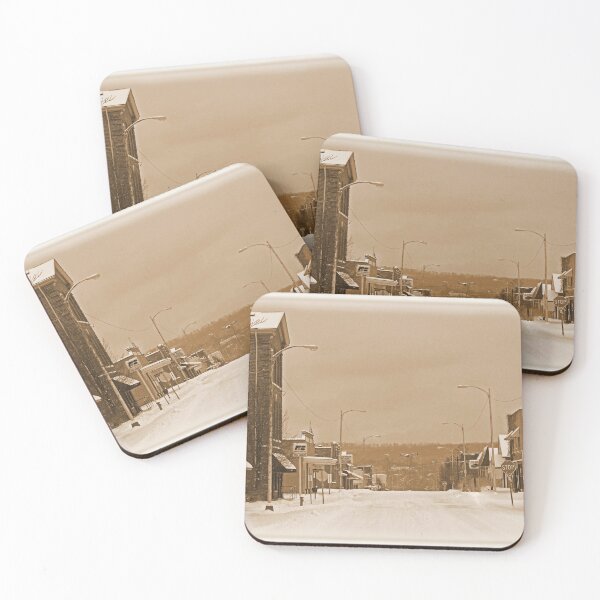 Item preview, Old Main Street in the Snow designed and sold by Frankie Cat Photography.