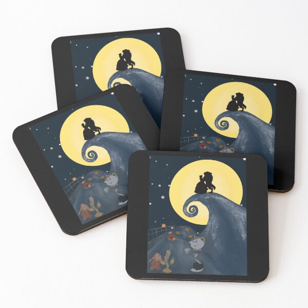 Item preview, Beauty and the beast x nightmare before chrismas designed and sold by ShyArtistMaddie.