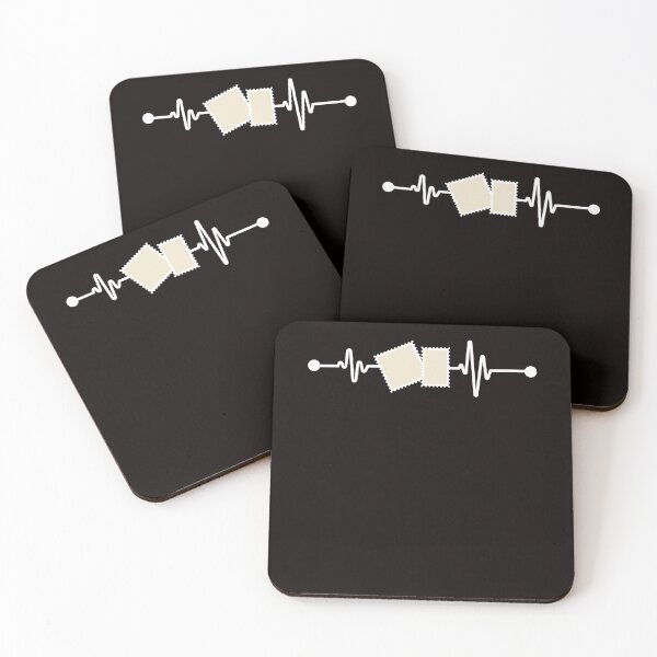Item preview, Heartbeat Stamp Collecting Postage Stamps Collector Hobby designed and sold by TomGiantDesigns.