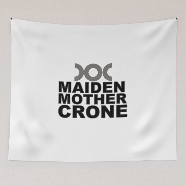 Item preview, Maiden Mother Crone Modern Statement Print designed and sold by Curraleigh Crafts.