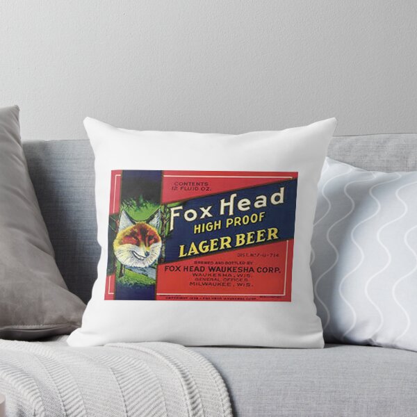 Item preview, Fox Head Lager Beer designed and sold by uniquenostalgia.