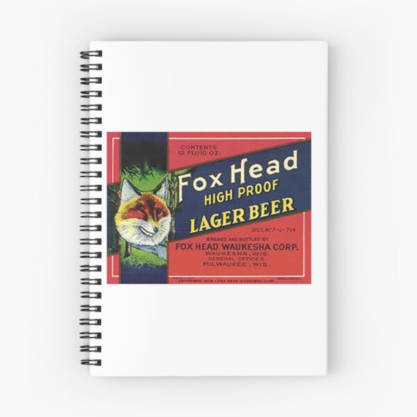 Item preview, Fox Head Lager Beer designed and sold by uniquenostalgia.