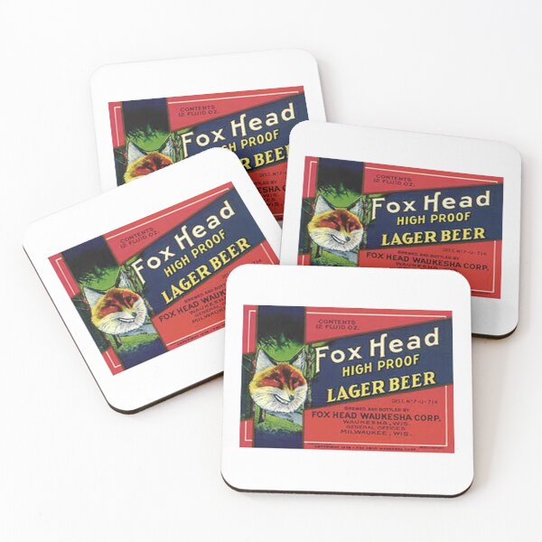 Item preview, Fox Head Lager Beer designed and sold by uniquenostalgia.
