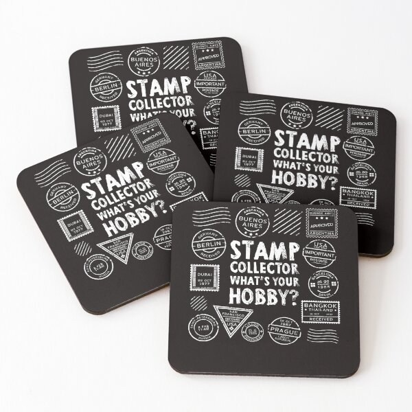 Item preview, Stamp Collector Hobby Stamps Collecting Postage Stamps designed and sold by TomGiantDesigns.