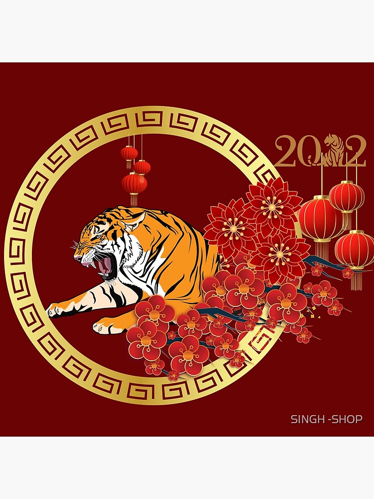 "The TIGER, Chinese Zodiac, Year of TIGER , Lunar new year, Chinese New