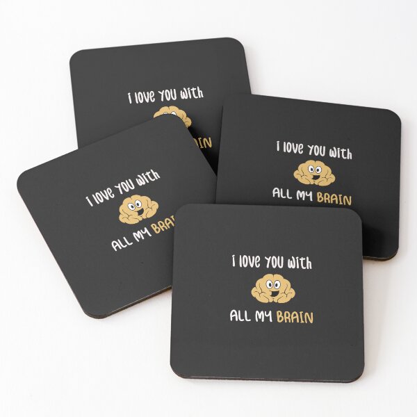 Item preview, i love you with all my brain shirt designed and sold by Crystakim.