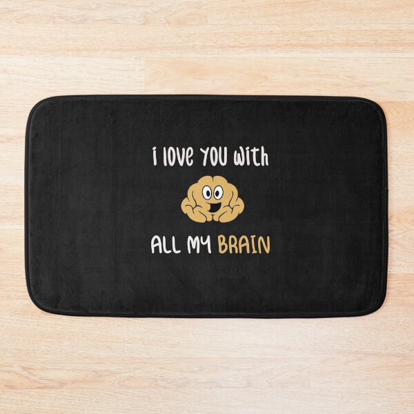 Item preview, i love you with all my brain shirt designed and sold by Crystakim.