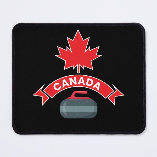 Item preview, Canada Canadian Team Curling Red White Winter Sports designed and sold by ZiesMerch.