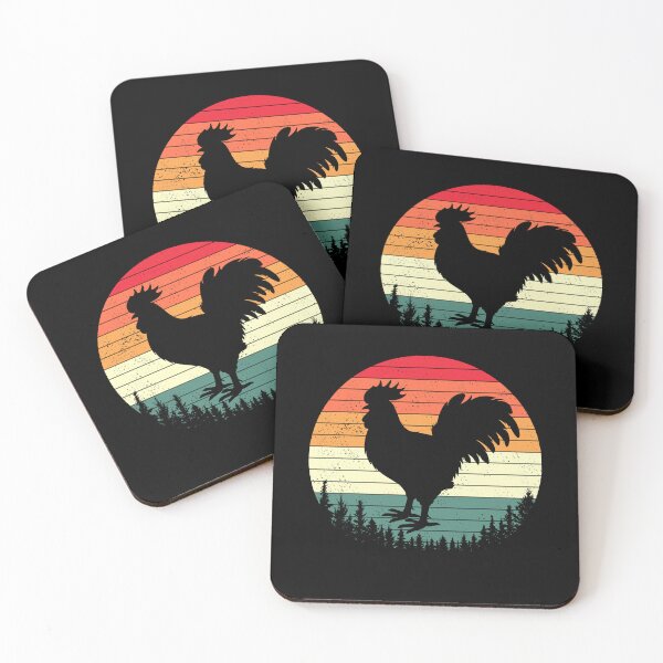 Item preview, Chicken Retro Vintage Peckers Lovers Gift designed and sold by Creative Angel.