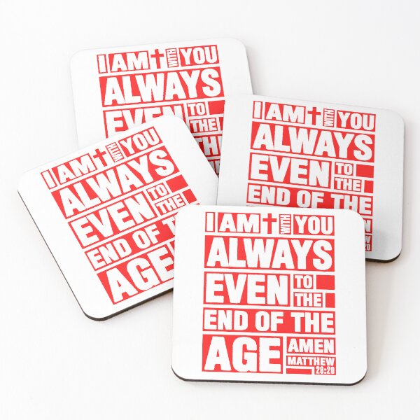Item preview, Matthew 28:20 I am with you always designed and sold by plushism.
