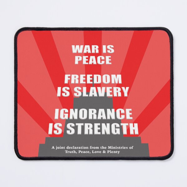 Item preview, Dystopian Propaganda Message designed and sold by ThatsNovelGifts.