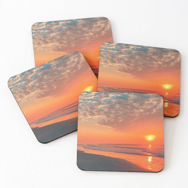 Item preview, Morning beach sunrise sunset designed and sold by Vicsdesignsart.