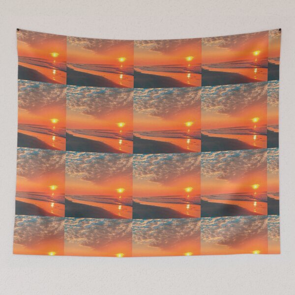 Item preview, Morning beach sunrise sunset designed and sold by Vicsdesignsart.