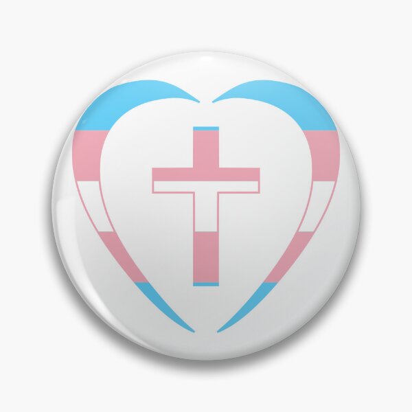 Item preview, Christian (Heart) (Blue, Pink, White) Third Culture Series designed and sold by Carbon-Fibre Media.
