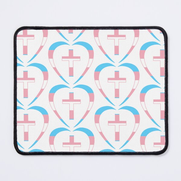 Item preview, Christian (Heart) (Blue, Pink, White) Third Culture Series designed and sold by Carbon-Fibre Media.