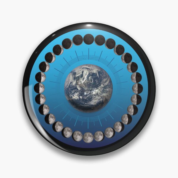 Item preview, Earth and moon cycle designed and sold by Ricogfx.
