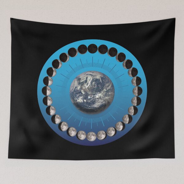 Item preview, Earth and moon cycle designed and sold by Ricogfx.